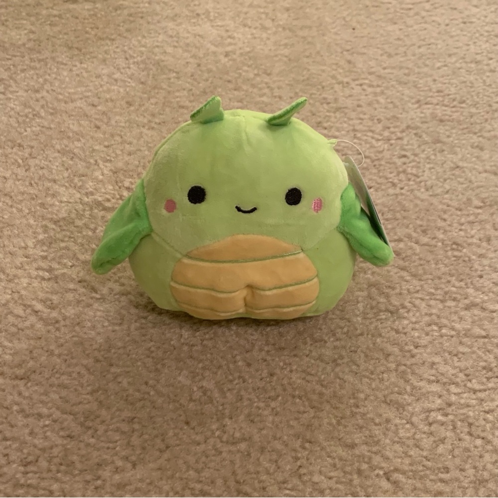 5” squishmallow pilar grasshopper cricket bug spring insect green yellow spring